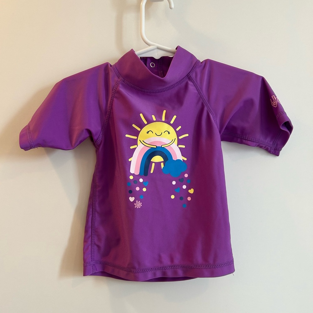 Kids Purple Swim Shirt 12-18 Months